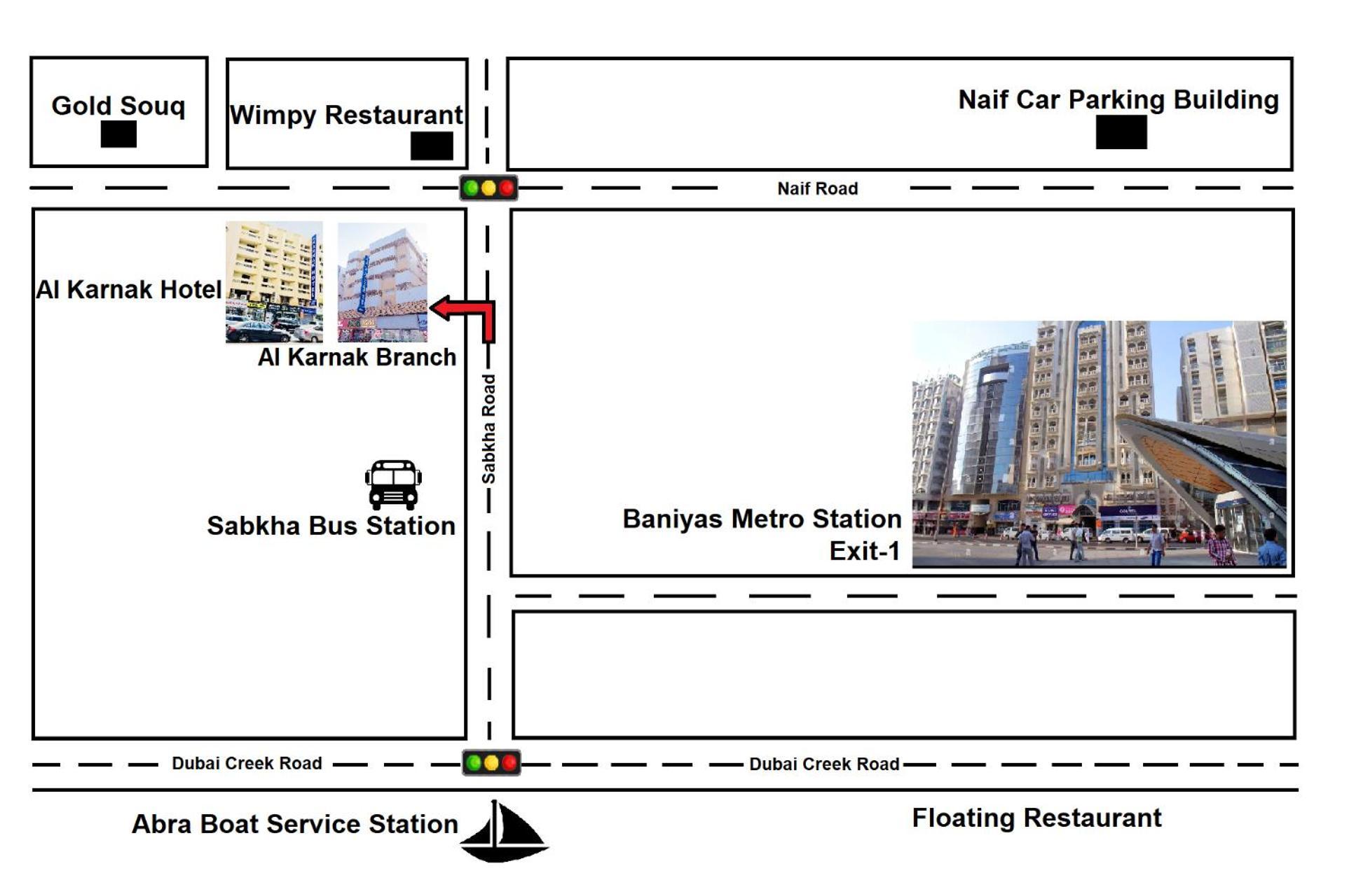 Al Karnak Hotel - Branch Dubai Exterior photo